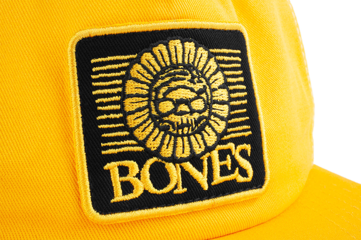Bones Pushing Up Daisies Trucker Cap - Gold