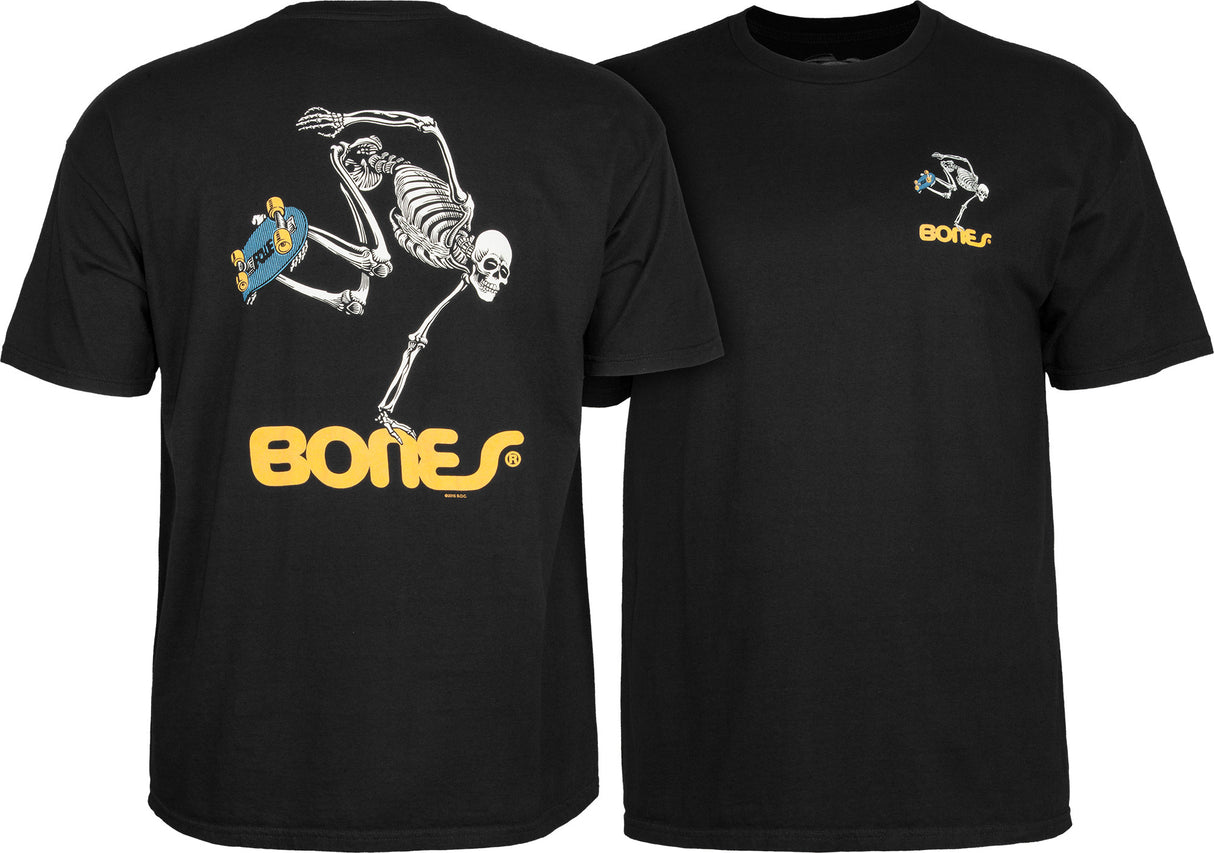 Powell Peralta Skateboarding Skeleton Short Sleeve T-Shirt Black