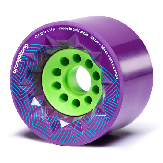 Orangatang Caguama Longboard wheels Purple 85mm 83a