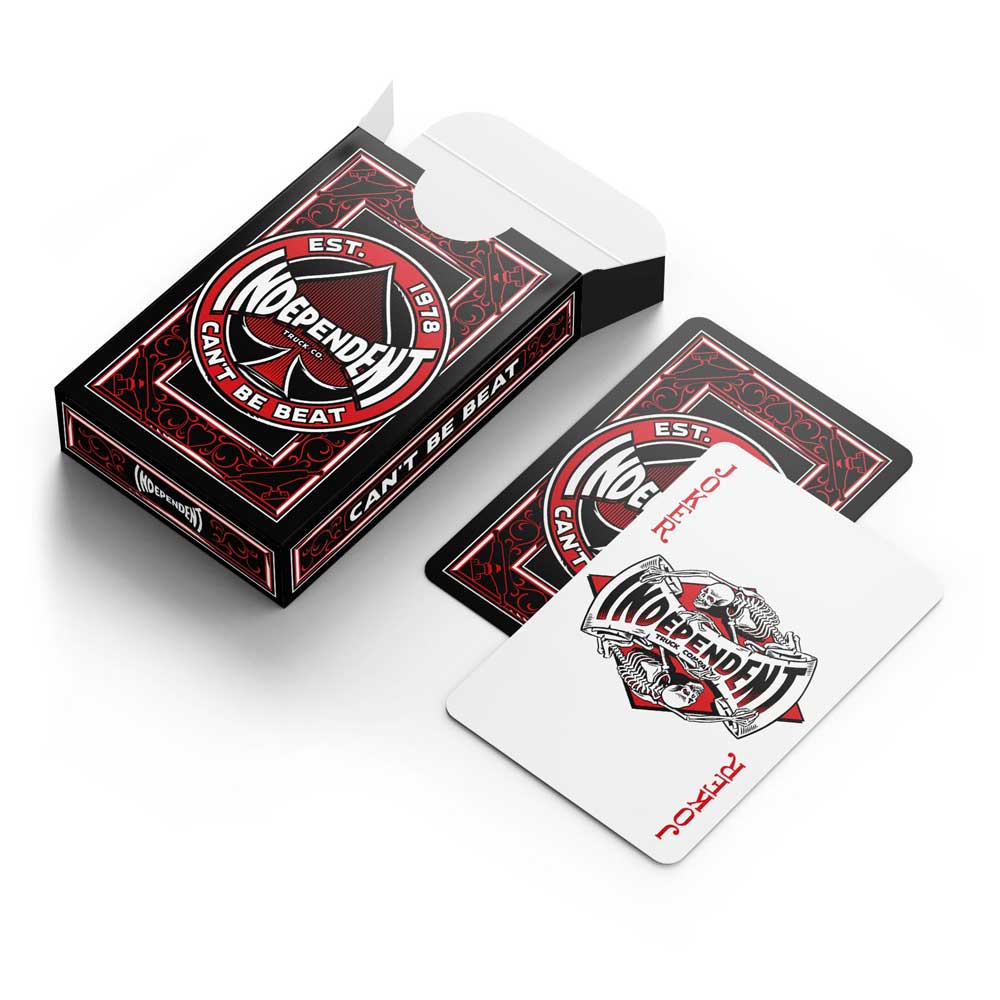 Independent Can't Be Beat Playing Cards