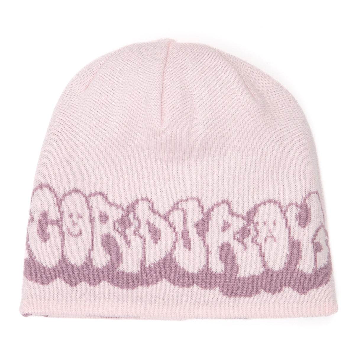 Corduroy Checkmate Beanie - Pink