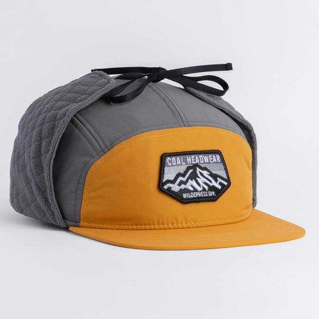 Coal Tracker Flannel Lined 5 Panel Earflap Cap