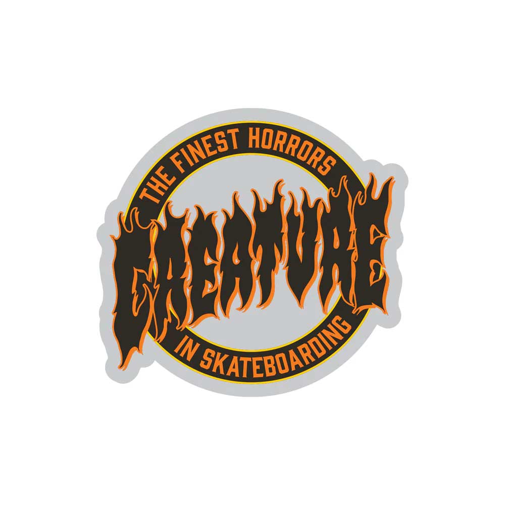 Creature Finest Flame Sticker 3in