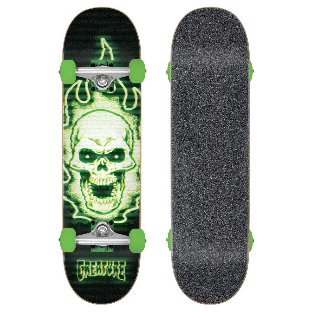 Creature Full Bonehead Glitch Skateboard Complete - 8.0