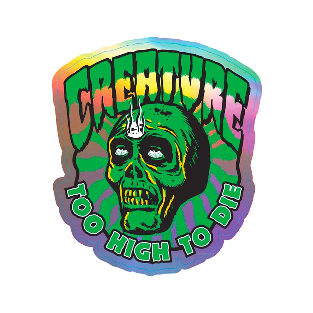 Creature Too High Sticker 2.75in
