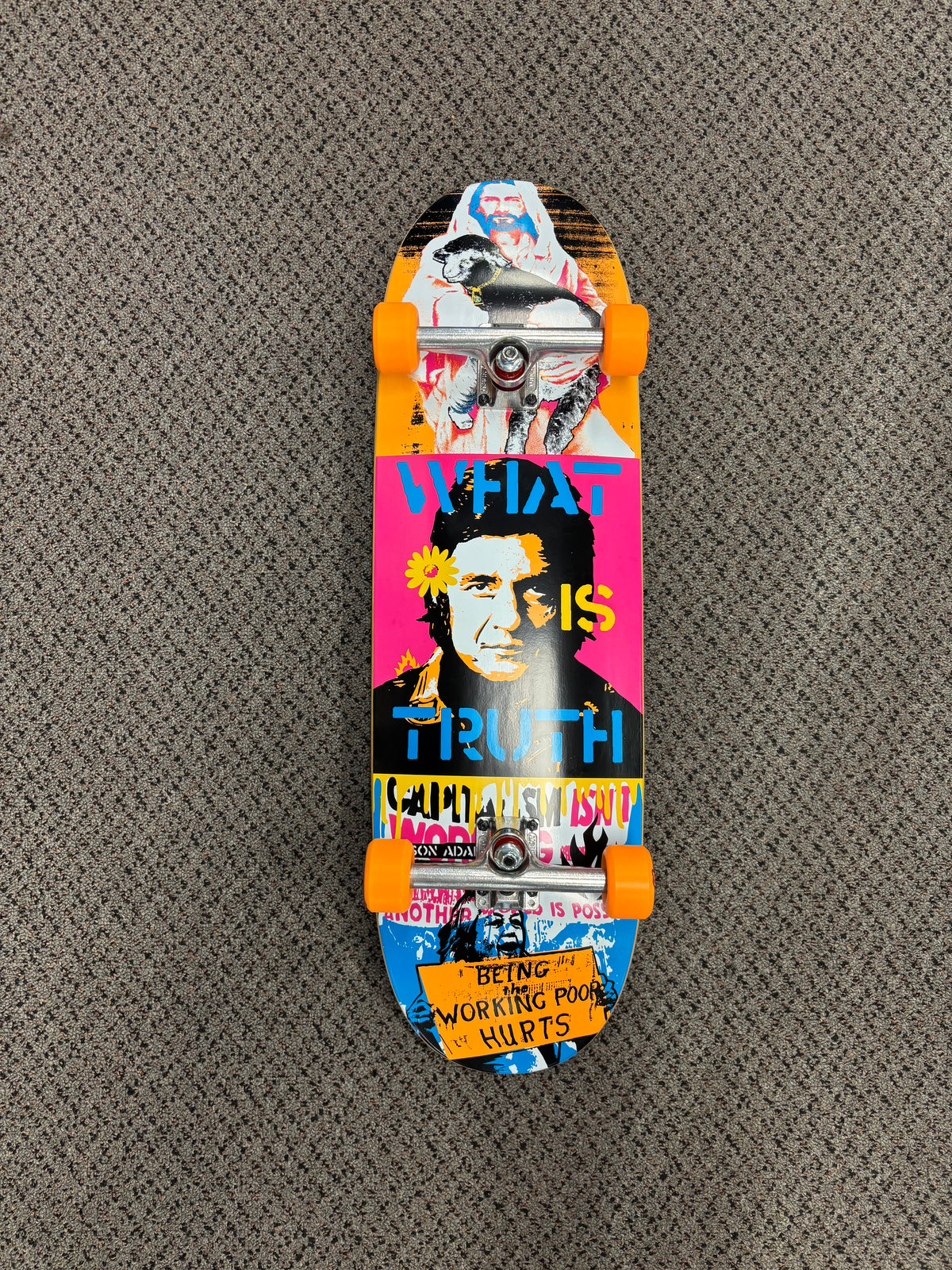 Black Label Jason Adams Skateboard Complete 9.5"