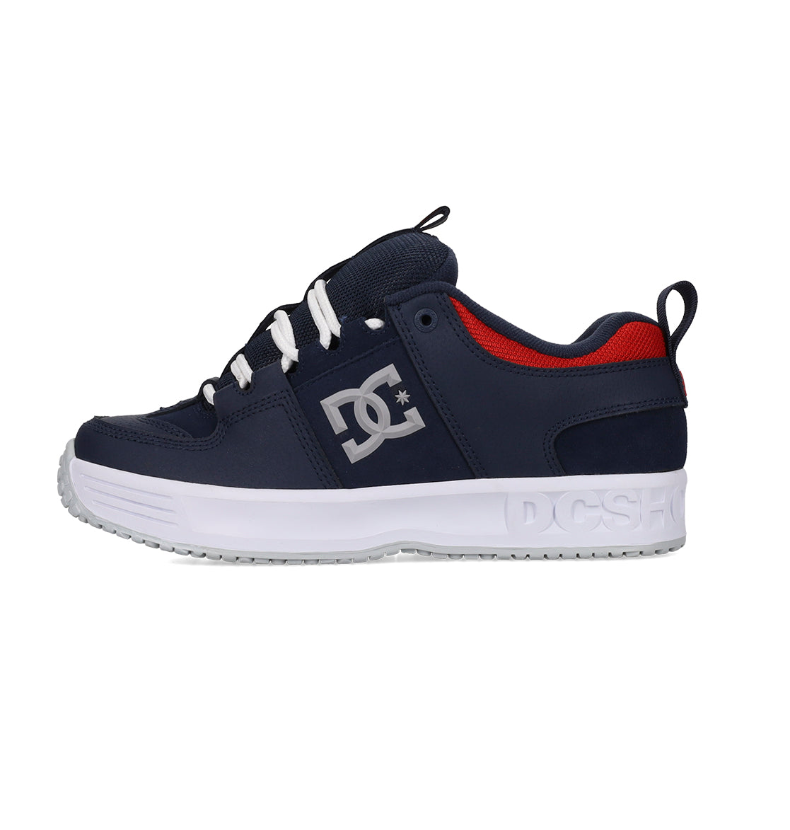DC Lynx OG Skate Shoes Navy/Red