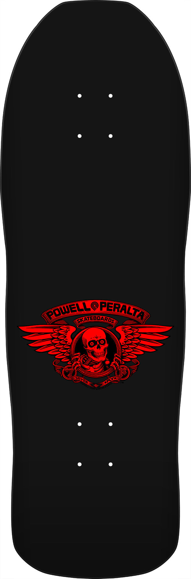 Powell Peralta Mike Vallely Elephant Silver Foil Shaped Skateboard Deck - 9.85"