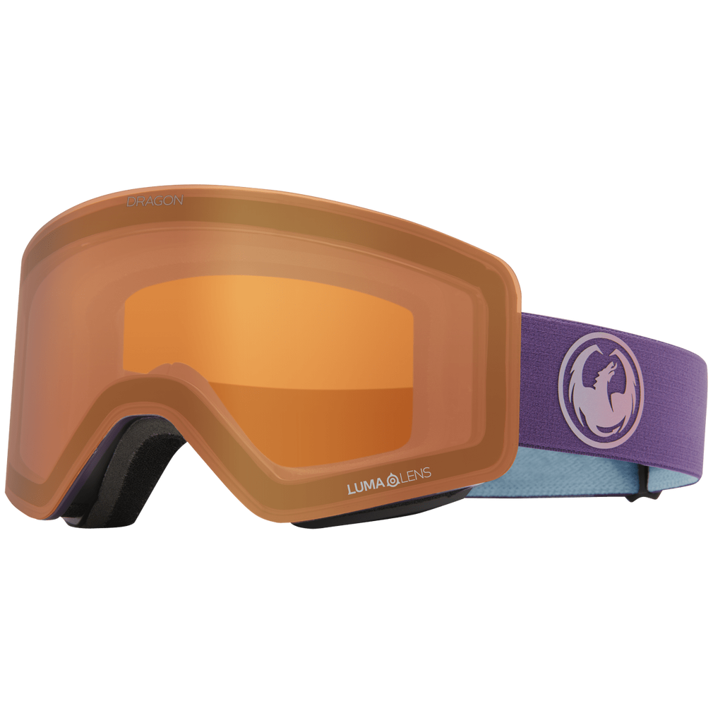 Dragon R1 OTG Snowboard Goggles 2025 - Deep Plum/Lumalens Silver Ion + Bonus Lens Lumalens Amber