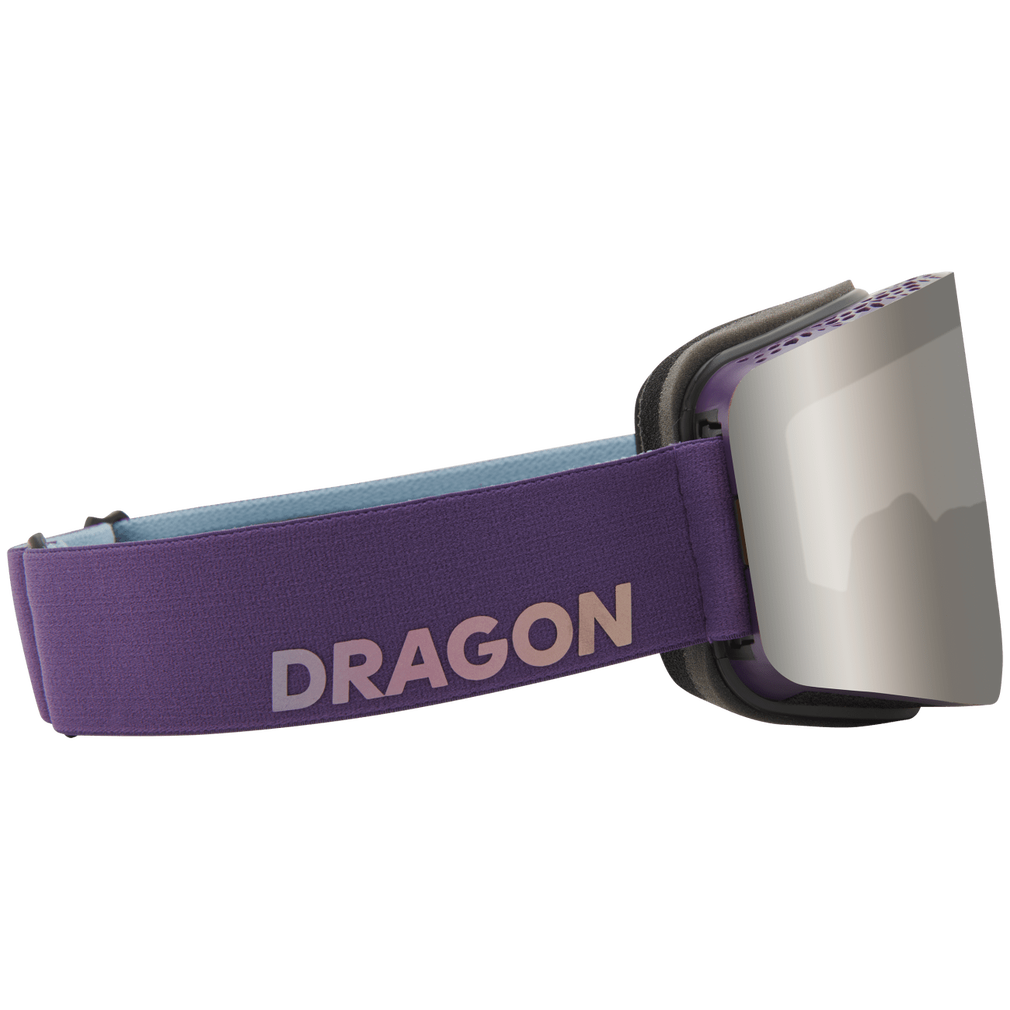 Dragon R1 OTG Snowboard Goggles 2025 - Deep Plum/Lumalens Silver Ion + Bonus Lens Lumalens Amber