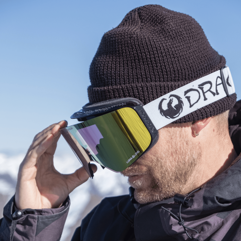 Dragon NFX Mag OTG Snowboard Goggles 2025 - Classic Grey/Lumalens Gold Ion + Bonus Lens Lumalens Amber