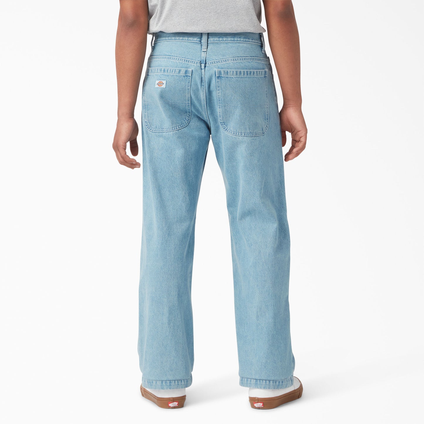 Dickies Loose Fit Double Knee Jeans Light Denim