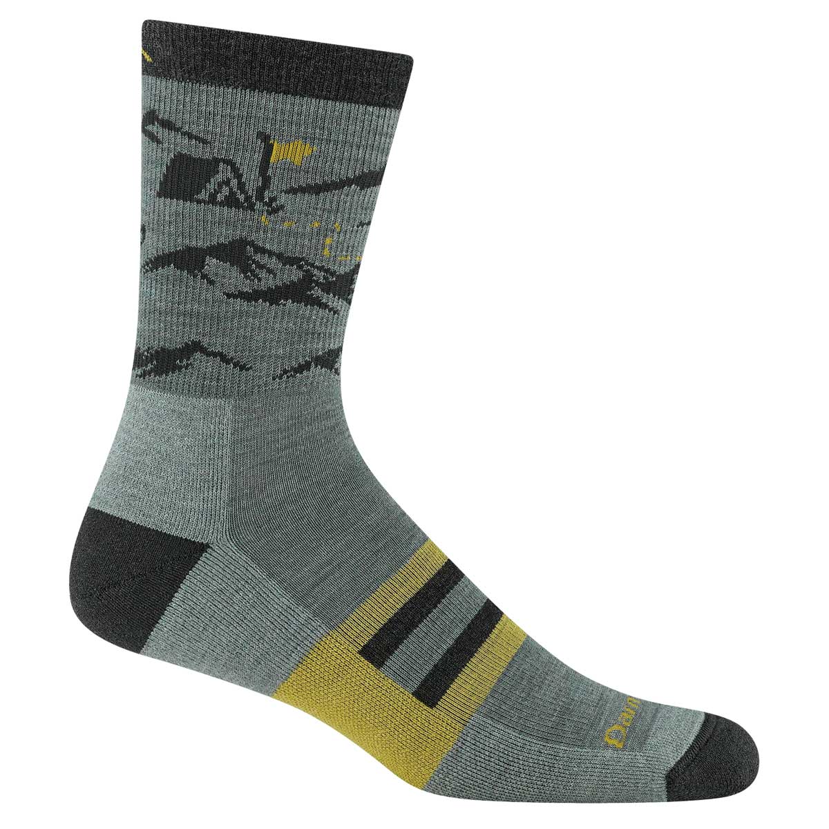Darn Tough Men's Hike Hike Hut Micro Crew Midweight Hiking Socks