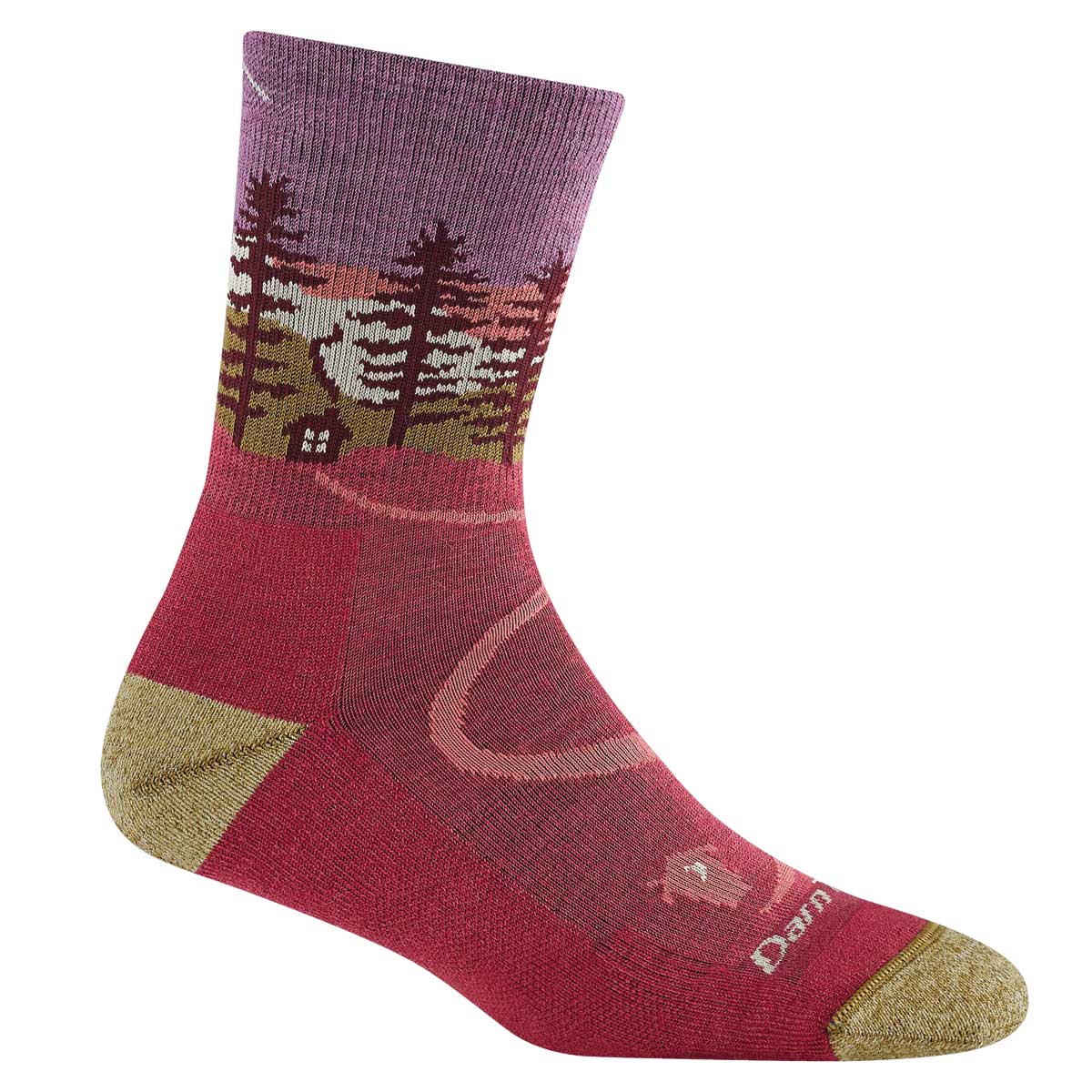 Darn Tough Women's Northwoods Micro Crew Midweight Hiking Socks