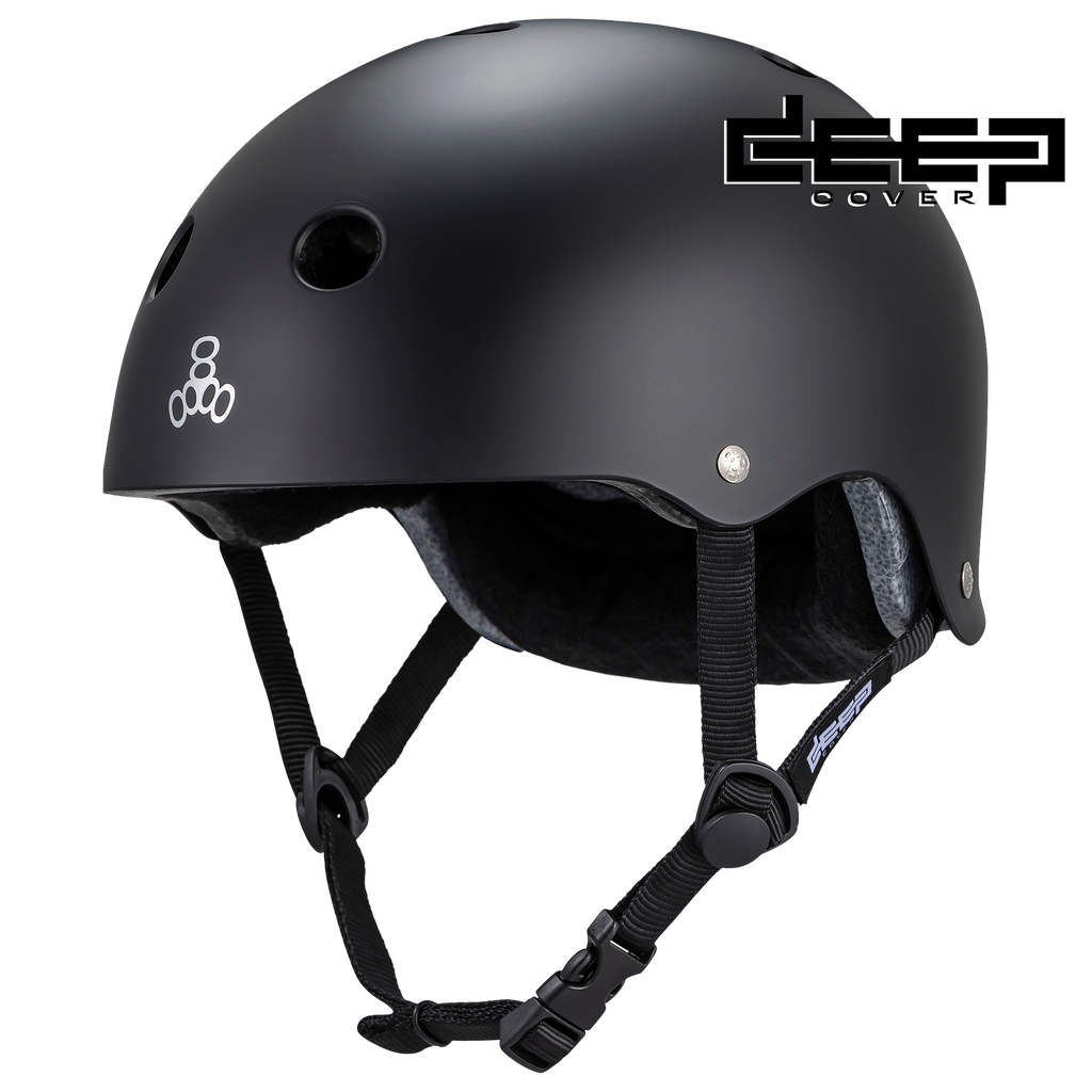 Triple 8 Deep Cover Certified Skateboard Helmet