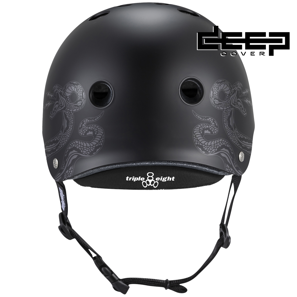 Triple 8 Deep Cover Certified Skateboard Helmet