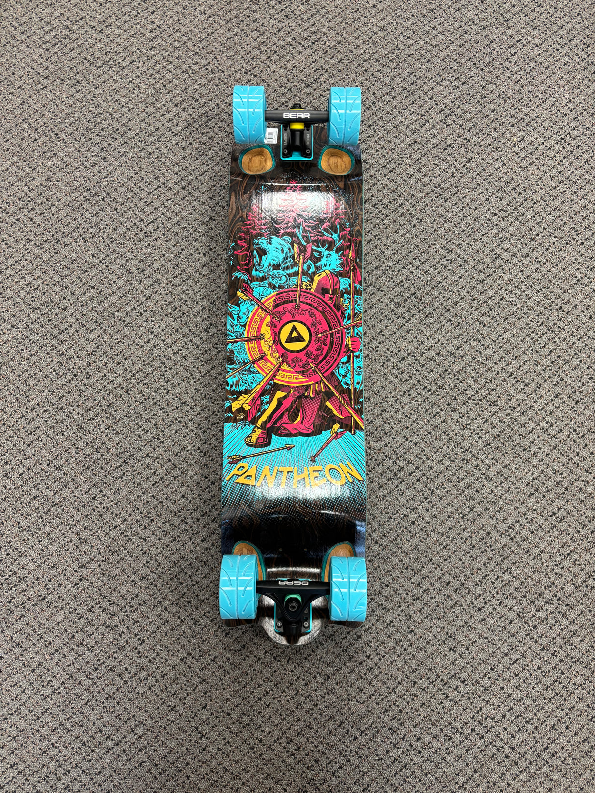 Pantheon Supersonic Medium Flex Complete Commuter Longboard Karma RAIN 74a Wheels