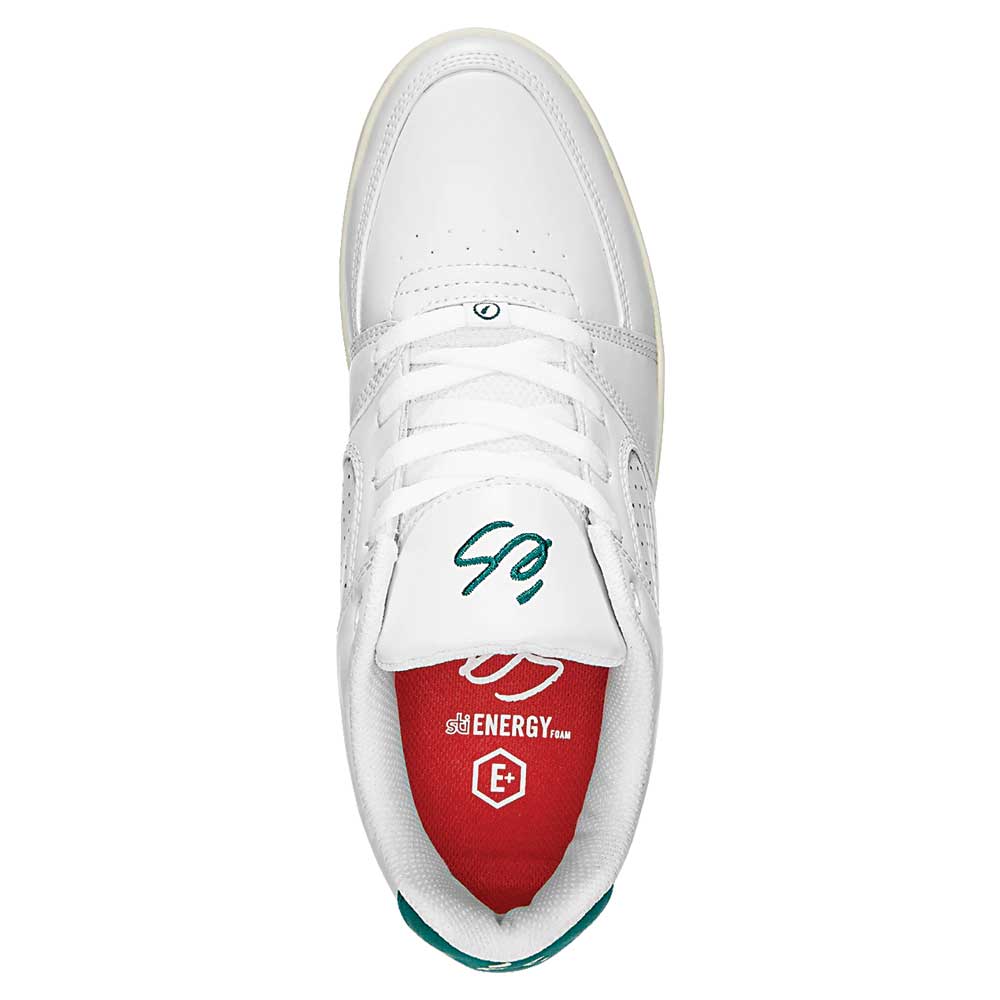 Es Accel Slim Skateboard Shoes - White/Tan