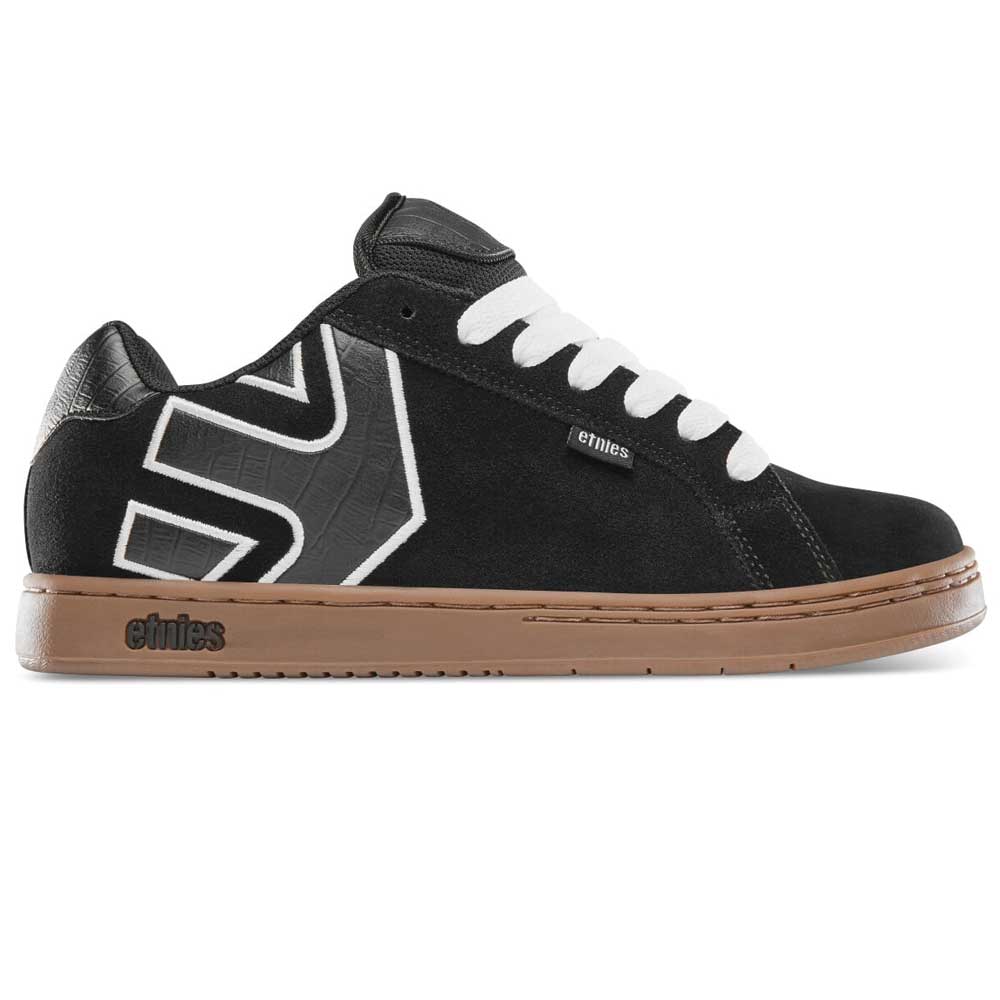 Etnies Fader Skate Shoes - Black/White/Gum