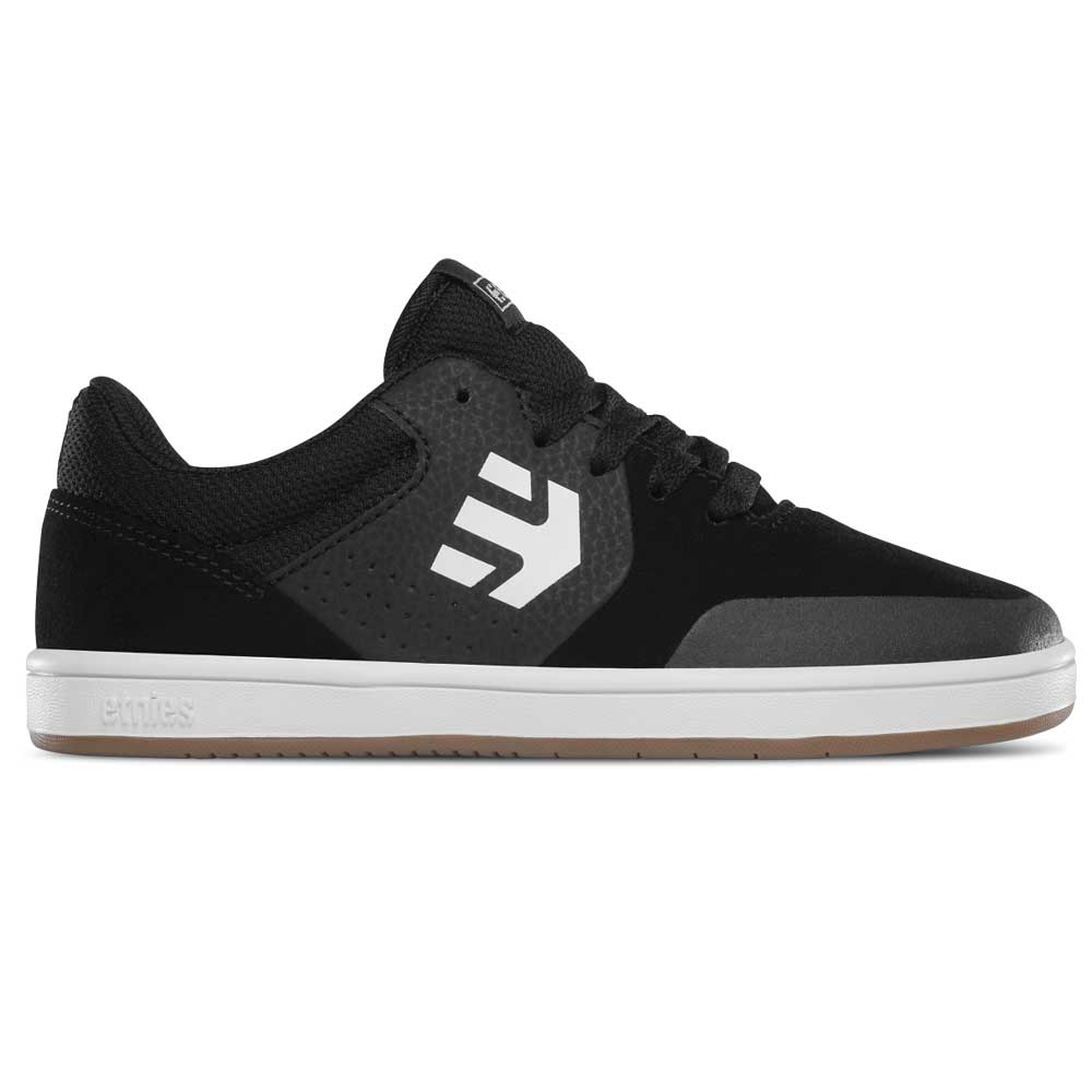 Etnies Kids Marana Skate Shoes - Black/Gum/White
