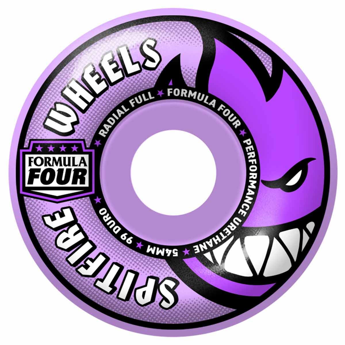 Spitfire 99a F4 Radial Full Team Colors Skateboard Wheels