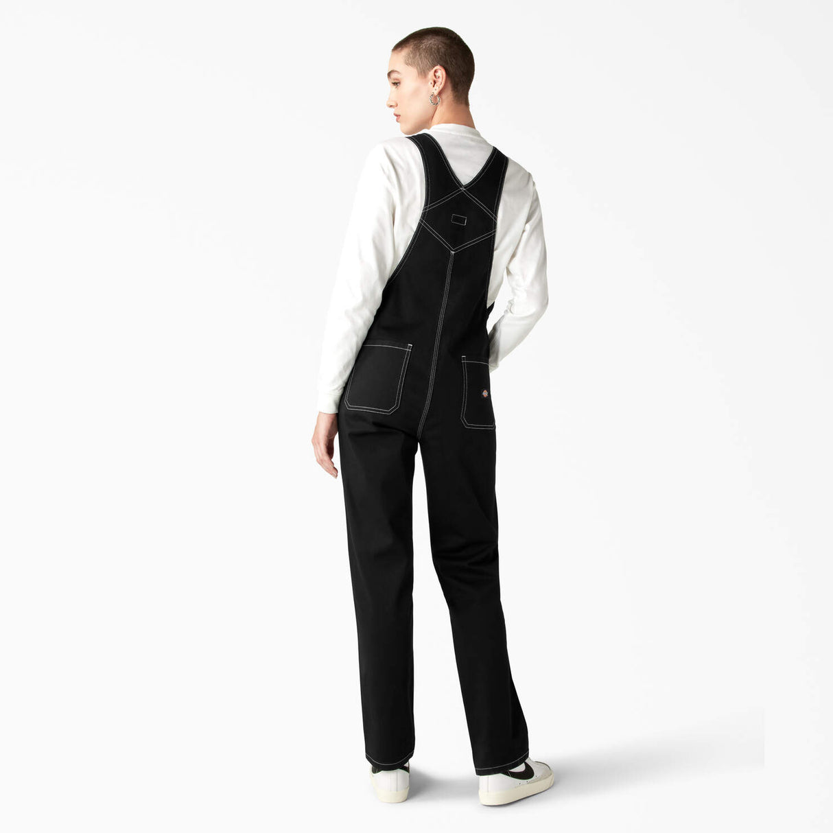 Dickies Women's Regular Fit Bib Overalls - Black