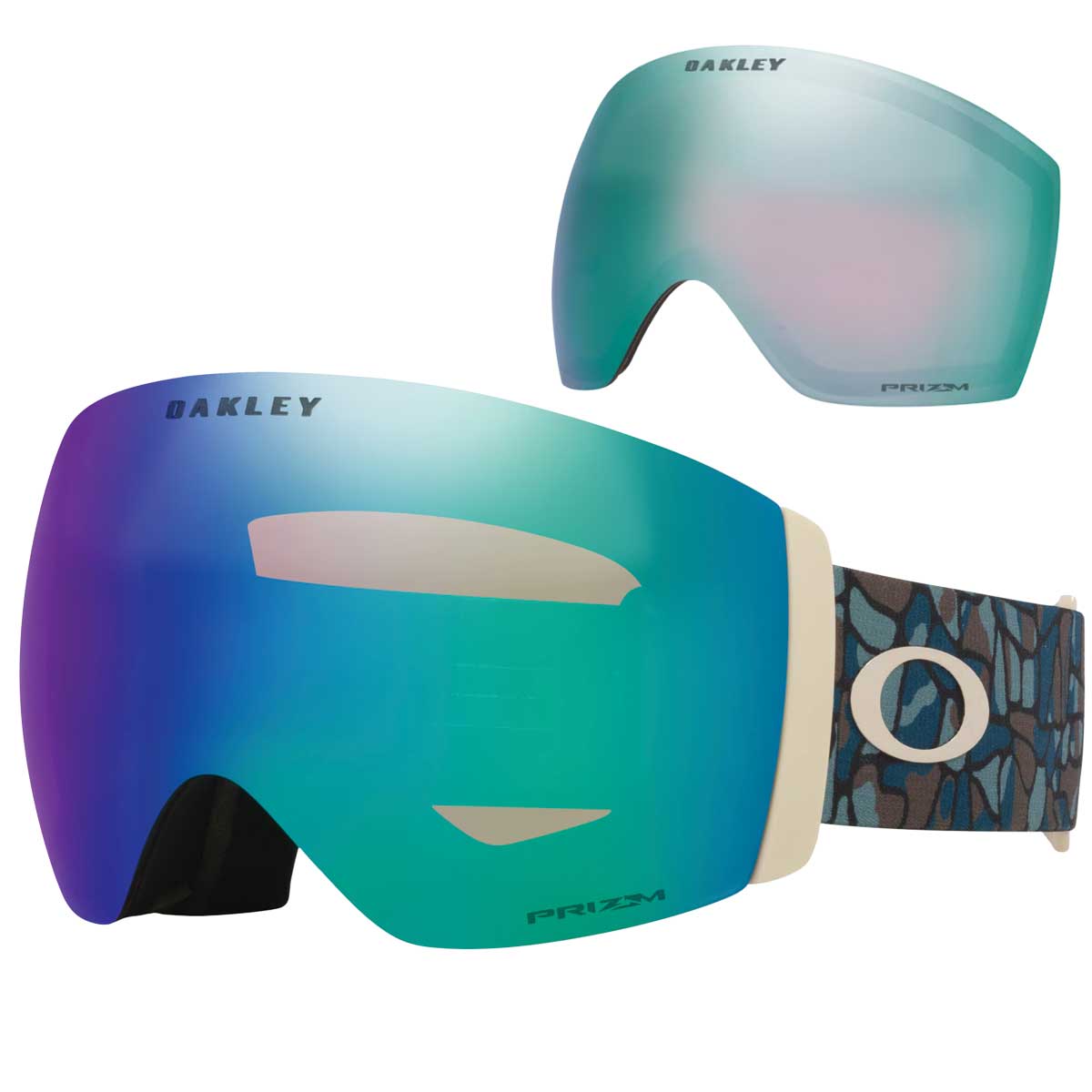 Oakley Flight Deck™ Pro L Snow Goggles - 2026 Matte Black with Prizm Snow Argon Iridium Lenses + Bonus Prizm Snow Sapphire Iridium Lens