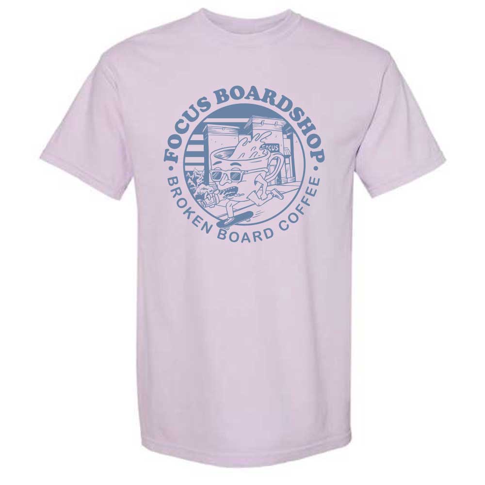 Focus Boardshop & Broken Board Coffee Collaboration Short Sleeve T-Shirt