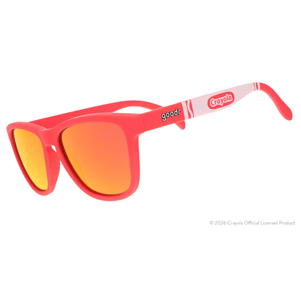 Goodr OGs Crayola Tropical Colors Coral Reef Sunglasses