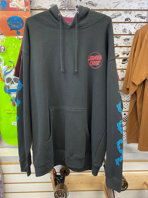 Santa Cruz Target P/O Hooded Sweatshirt Black