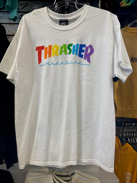 Thrasher Pride T-Shirt - White