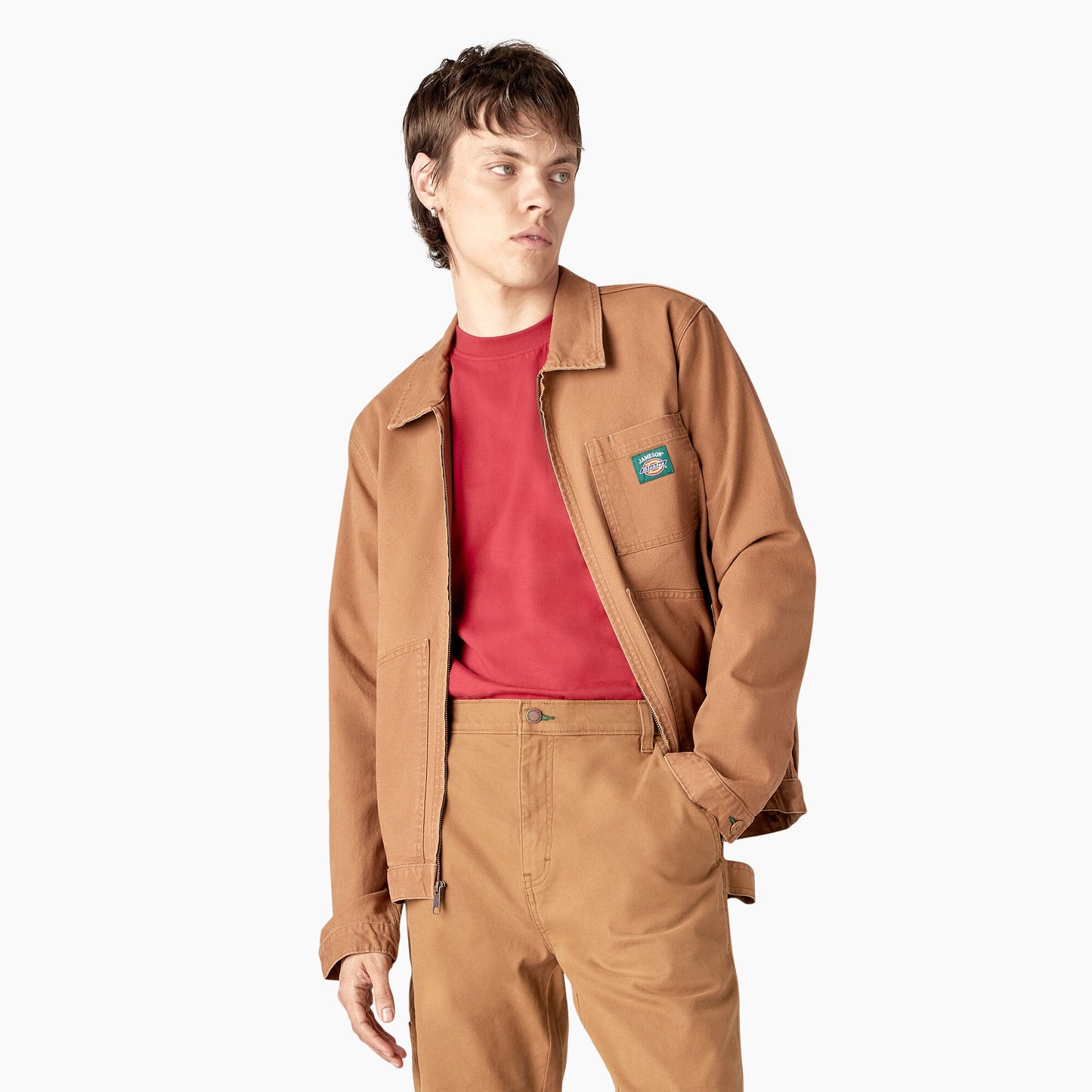 Dickies x Jameson Elsenhower Jacket - Rinsed Brown Duck