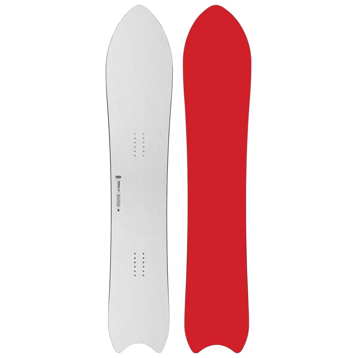 Koruna Shapes Pencil Brushed Snowboard 2026