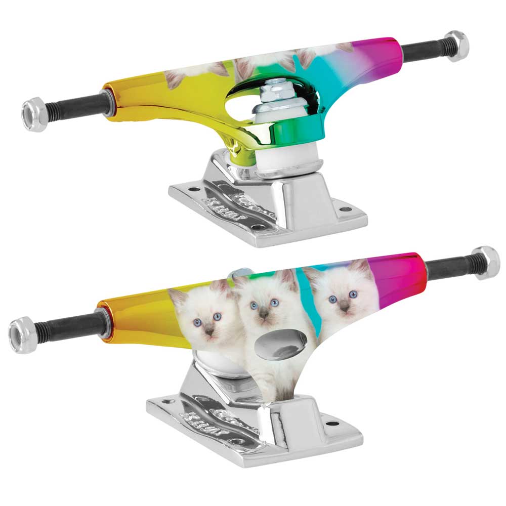 Krux K5 Krome Rainbow Kitties Standard Skateboard Trucks