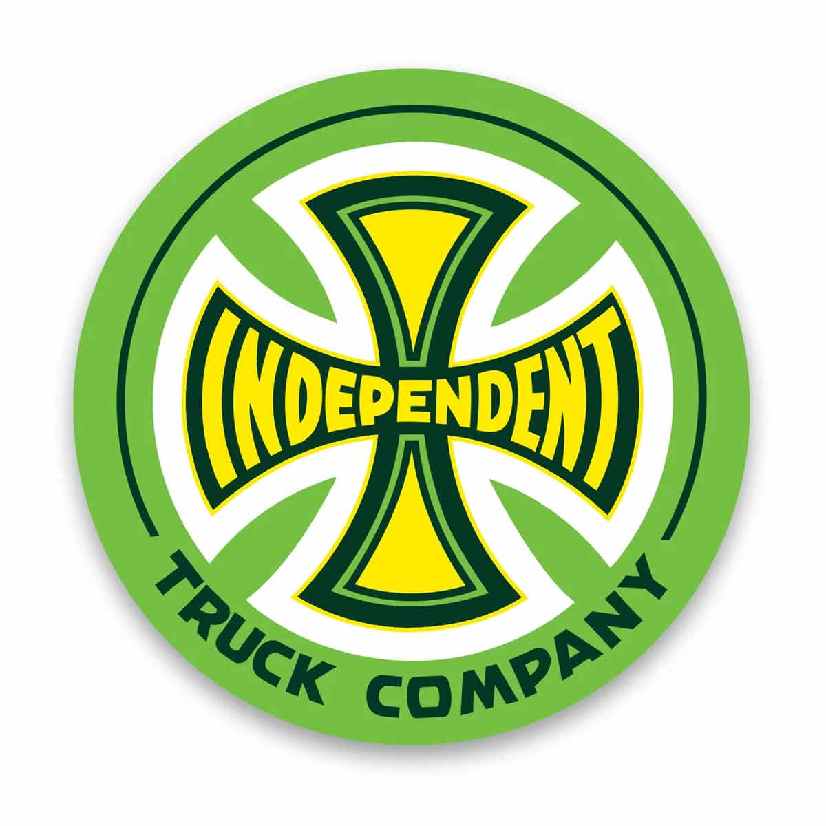 Independent Legacy Green/Yellow Sticker