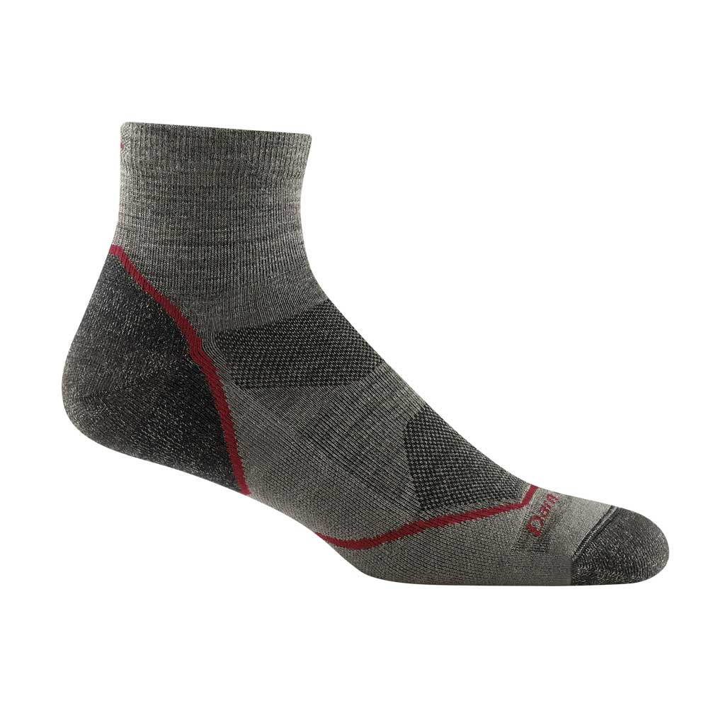 Darn Tough Men's Light Hiker Quarter Lightweight Hiking Socks