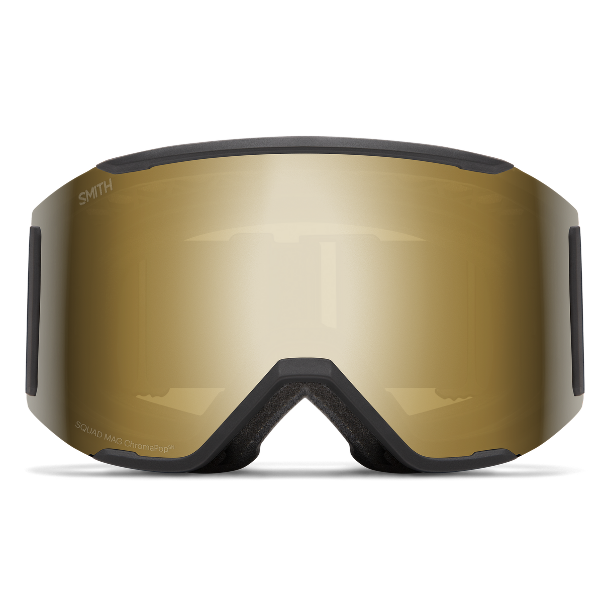 Smith Squad Mag Goggles Black + ChromaPop Sun Black Gold Mirror Lens