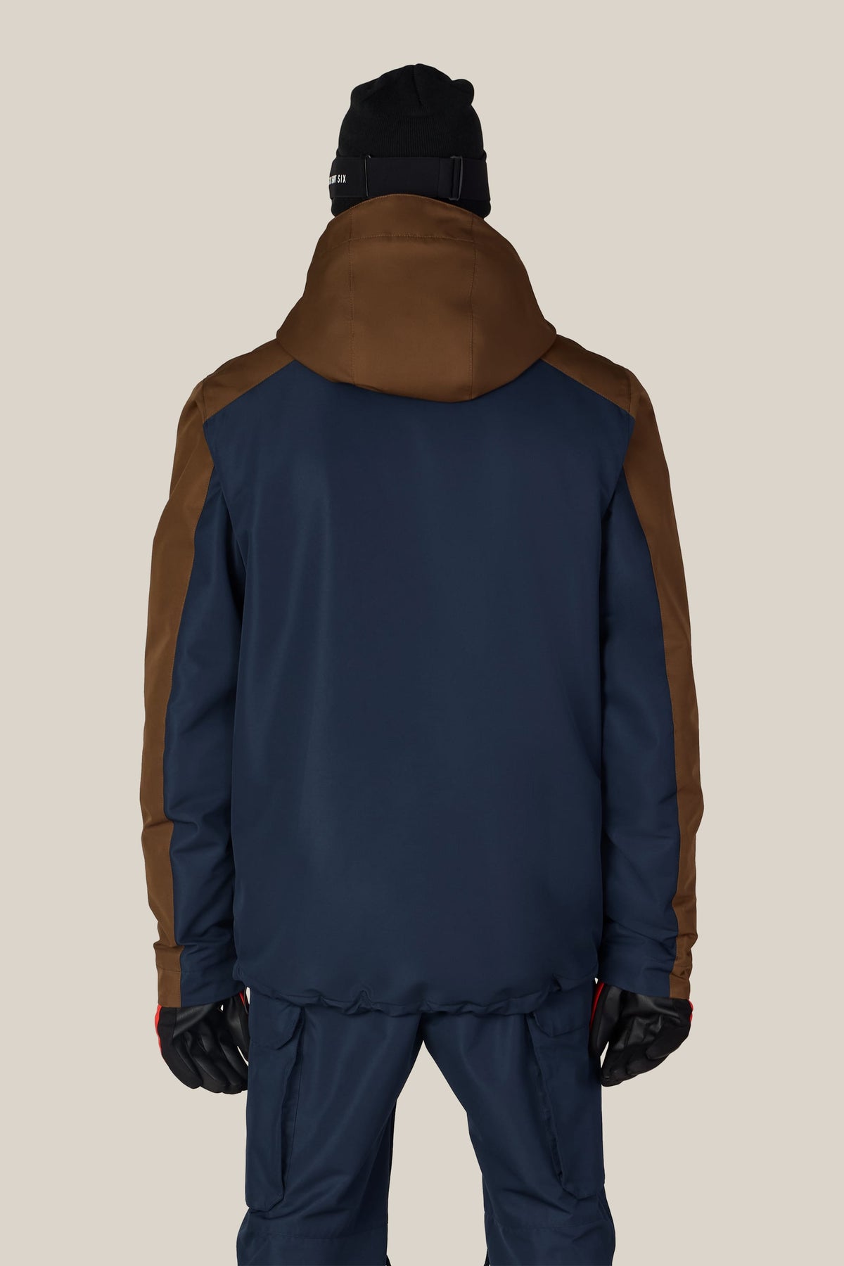 686 Men's Nightline Insulated Jacket - Navy Dark Earth Colorblock - back