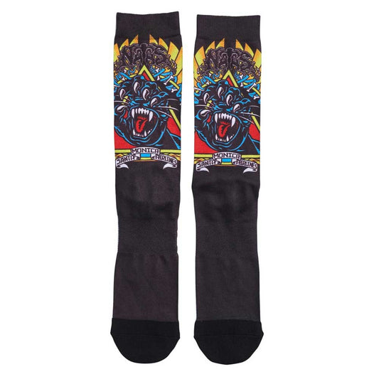Santa Cruz Natas Screaming Panther Dress Socks - Black