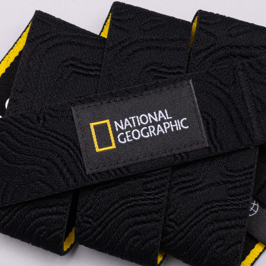 Arcade National Geographic Topo Black Standard Stretch Belt