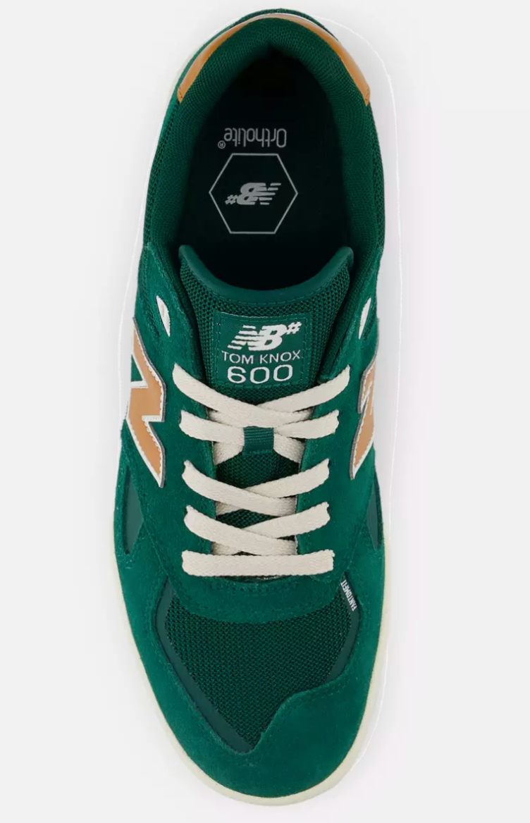 New Balance Numeric Tom Knox 600 Skate Shoes - Green/Brown