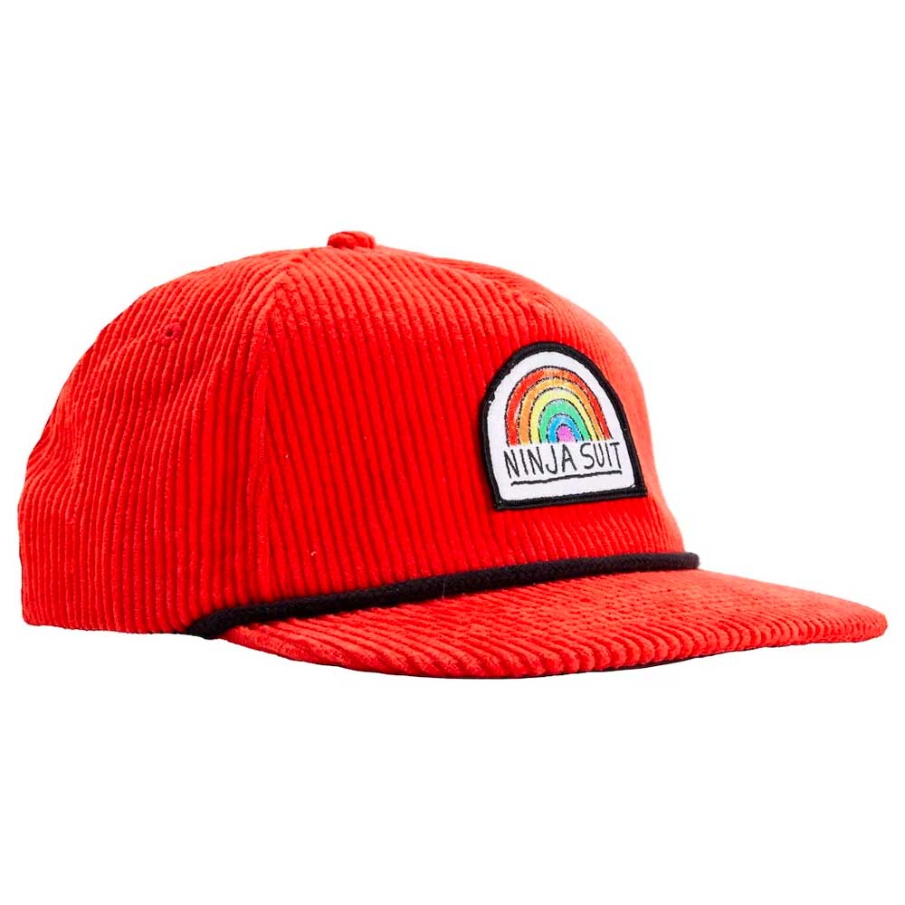 Airblaster Ninja Rainbow Corduroy Cap - Red