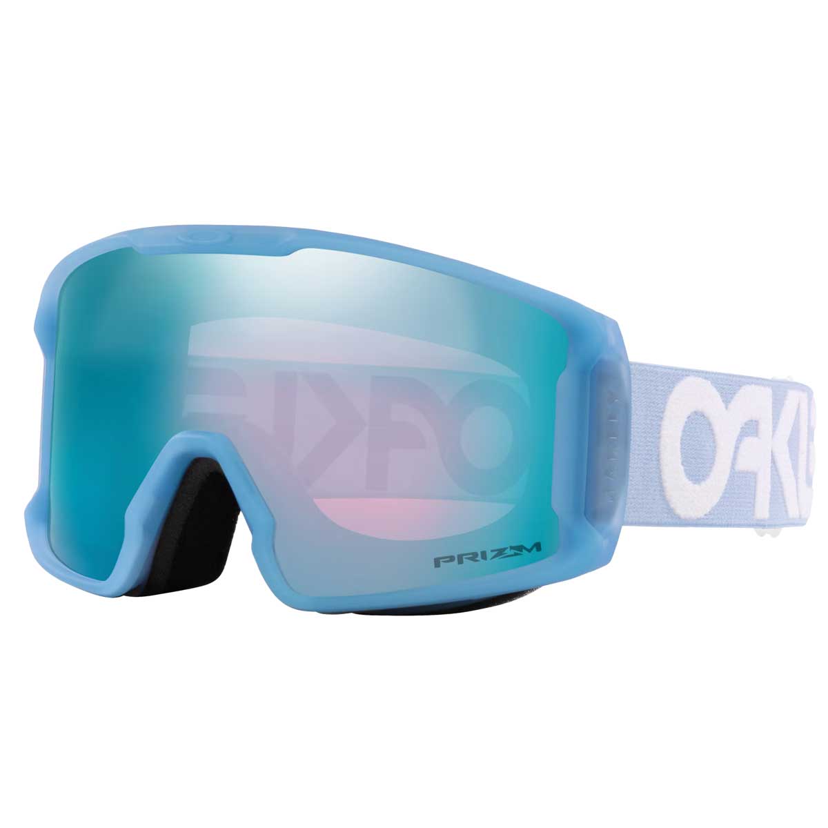 Oakley Line Miner™ M Snow Goggles - 2026 Stonewash Strap with Prizm Snow Sapphire Iridium Lenses