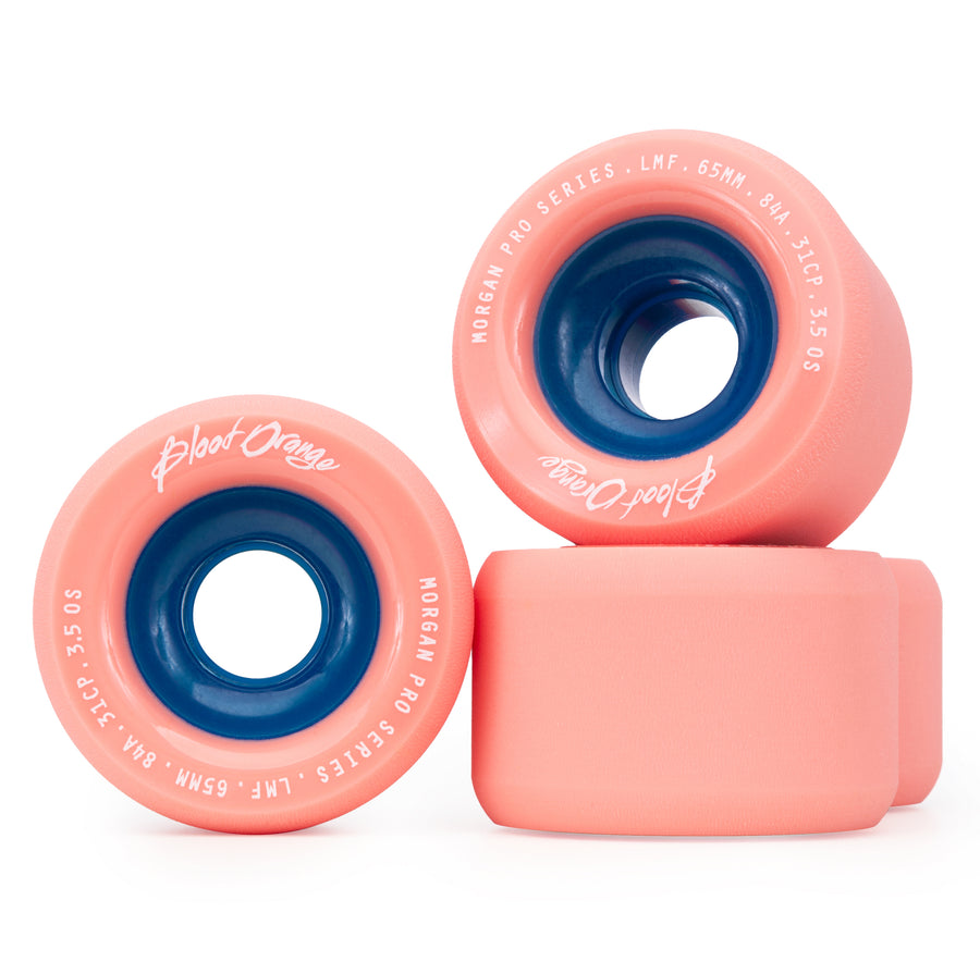 Blood Orange 84a Morgan Pro Series 65mm Longboard Wheels