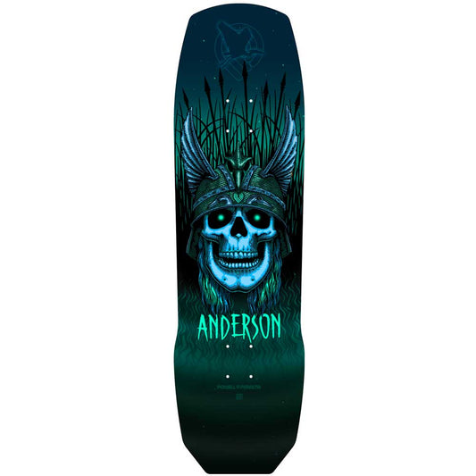 Powell Peralta Andy Anderson Heron 7-Ply Maple Skateboard Deck - 9.13" Warped Wall Art