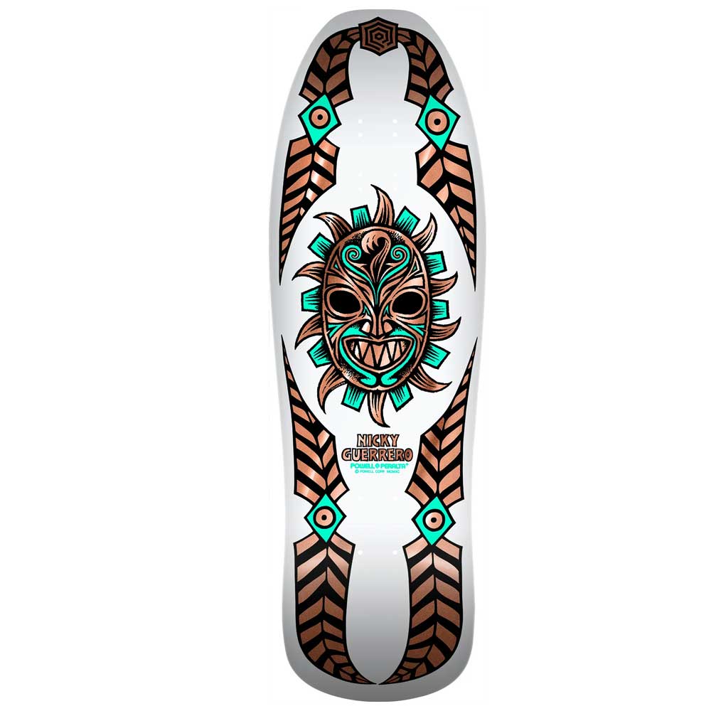 Powell Peralta Nicky Guerrero Mask Skateboard Deck - 10.0"