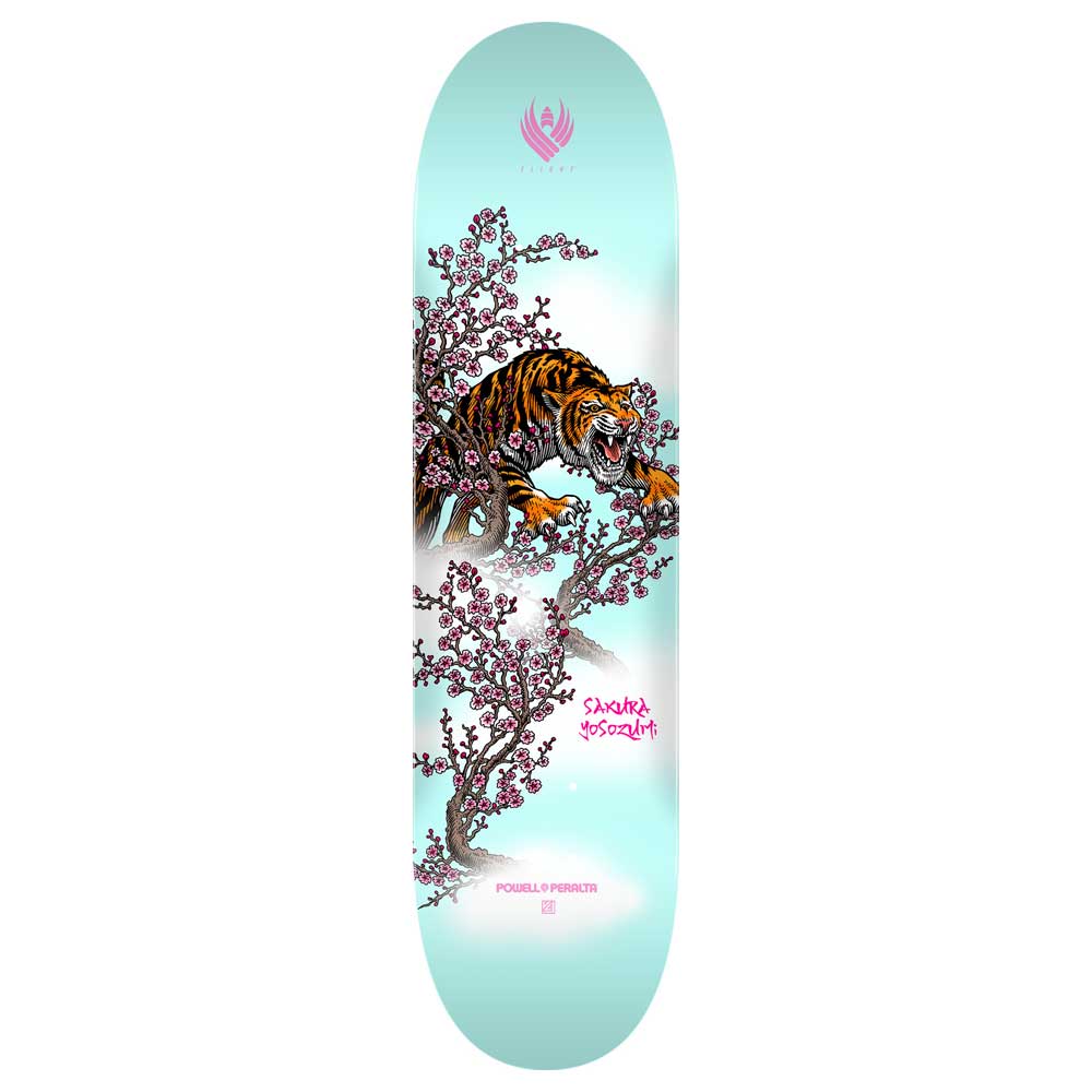 Powell Peralta Pro Yosozumi Samurai Tiger FLIGHT® Skateboard Deck - 8.25"
