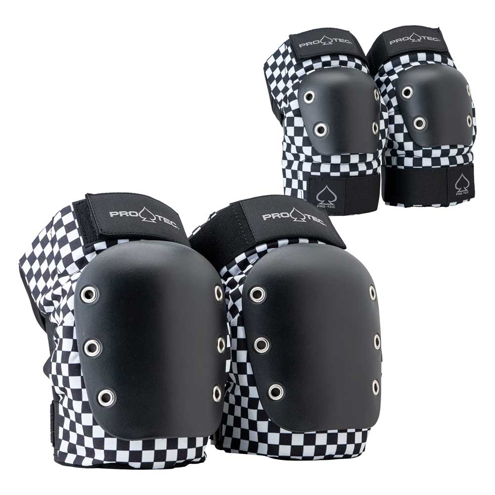 Pro Tec Street Knee & Elbow Pad Set Checker