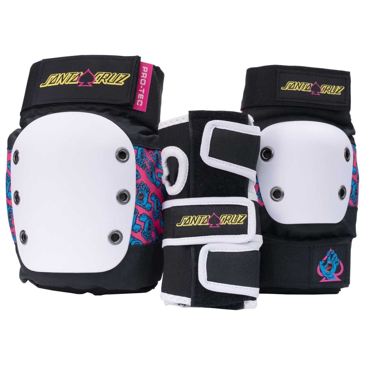 Pro Tec Pads 3 Pack Pad Set - Santa Cruz