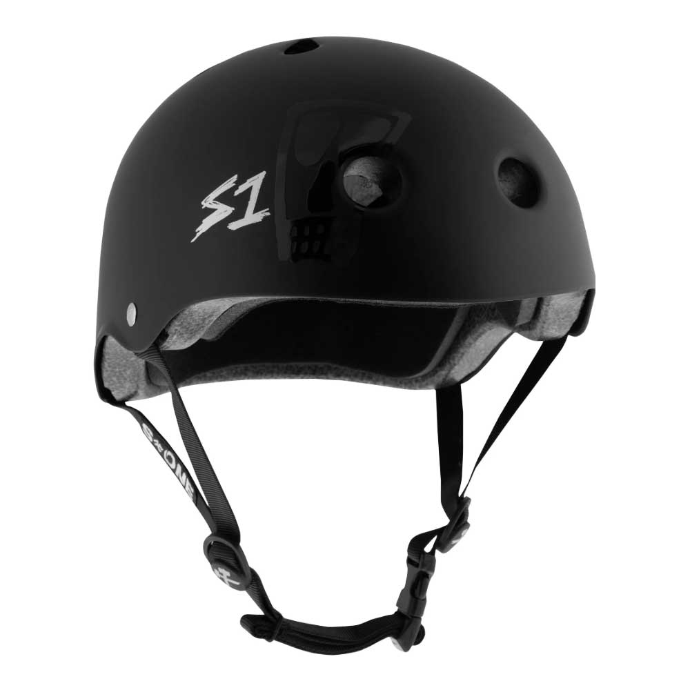 S-One S1 Lifer Helmet Skateboard Helmet Black Matte Lance Mountain